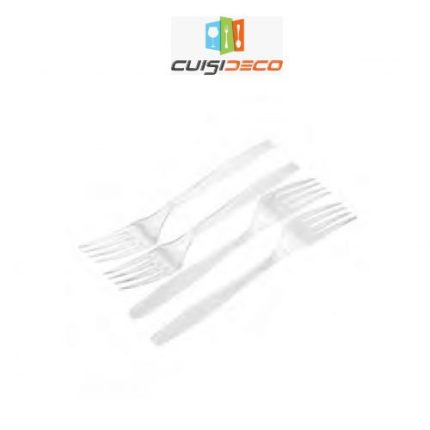 Fourchette transparent jetable